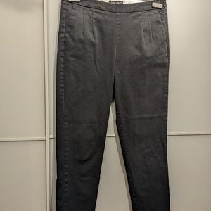 Black Cropped Skinny Trouser - 8